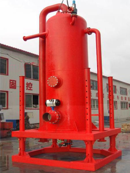 Skid Mounted Oilfield Gas Buster 240m³/H Mud Gas Separator H2S Handling