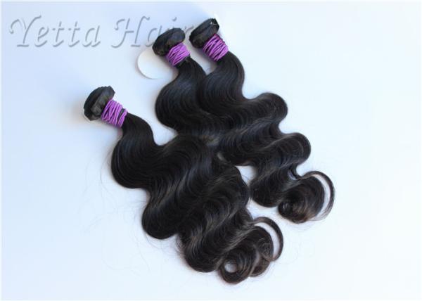 Double Weft Peruvian Weaving Hair / Smooth Soft Clean Virgin Hair