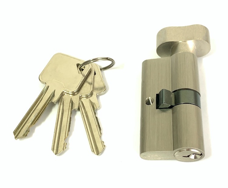 Brass Euro Cylinder Lock Customized Euro Single Cylinder 60mm