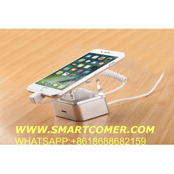 COMER alarm cellular telephone mounting shelves for retail stores mobile phone security display devices