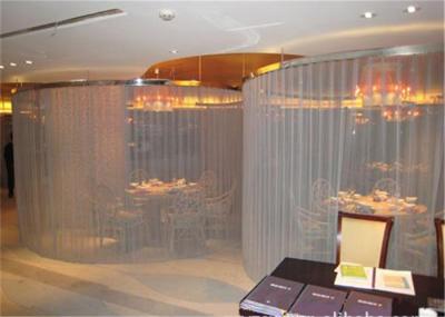 Cascade Coil Architectural Drapery Aluminum Alloy Material For Exhibition Hall