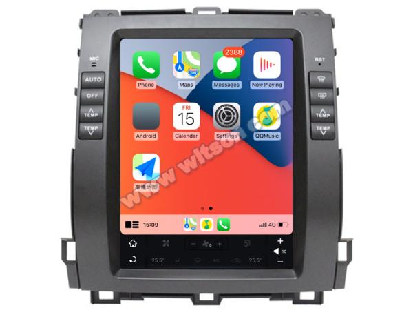 9.7 Screen Tesla Vertical Android Screen For Toyota Land Cruiser Prado 120 Lexus GX470 2004-2009 Car Multimedia Stereo GPS Carplay Player