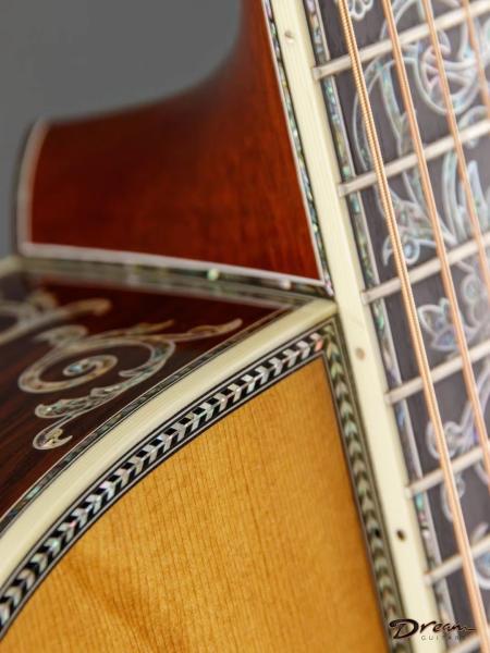 Custom CFMIV 50th Anniversary D-50AA Limited-Edition Dreadnought Acoustic Guitar Natural, Martin Style Solid Wood Guitar