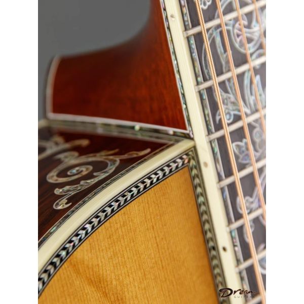 Custom CFMIV 50th Anniversary D-50AA Limited-Edition Dreadnought Acoustic Guitar Natural, Martin Style Solid Wood Guitar