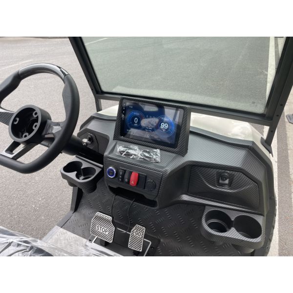 Stylish Appearance 5kw Motor Electric Lithium Battery Golf Cart 14 Inch Off-Road Tires Solid Chassis