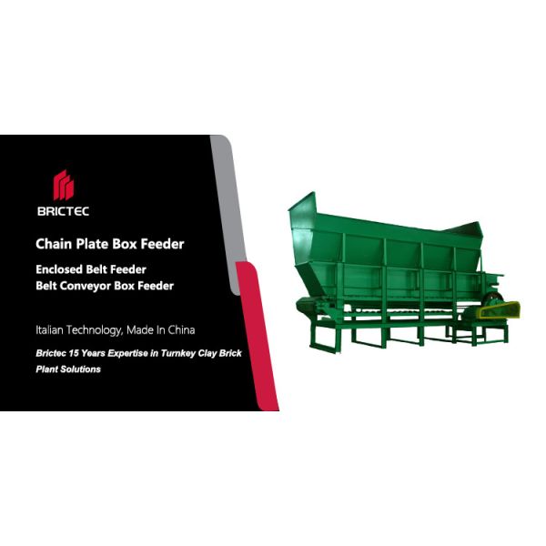 Chain Plate Box Feeder with Large Conveying Capacity and Wear-Resistant Materials for Flexible Layout in Clay Brick Production
