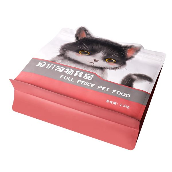 Печать на гравюре Торба для хранения пищевых продуктов для домашних животных Застежка с верхней вертикалью Торба для матовой пластиковой упаковки