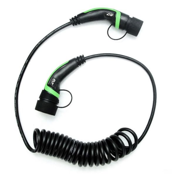 TPU Copper Alloy AC Home EV Charger OCPP 250V 7kw Type 2 To Type 2 Plugs Charger