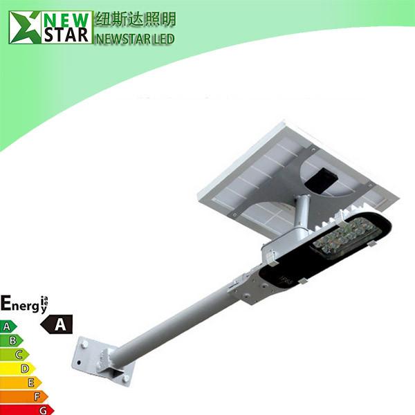 Public lighting 10W Solar Power Integrated LED Street lights with RF remote for outdoor lighting use