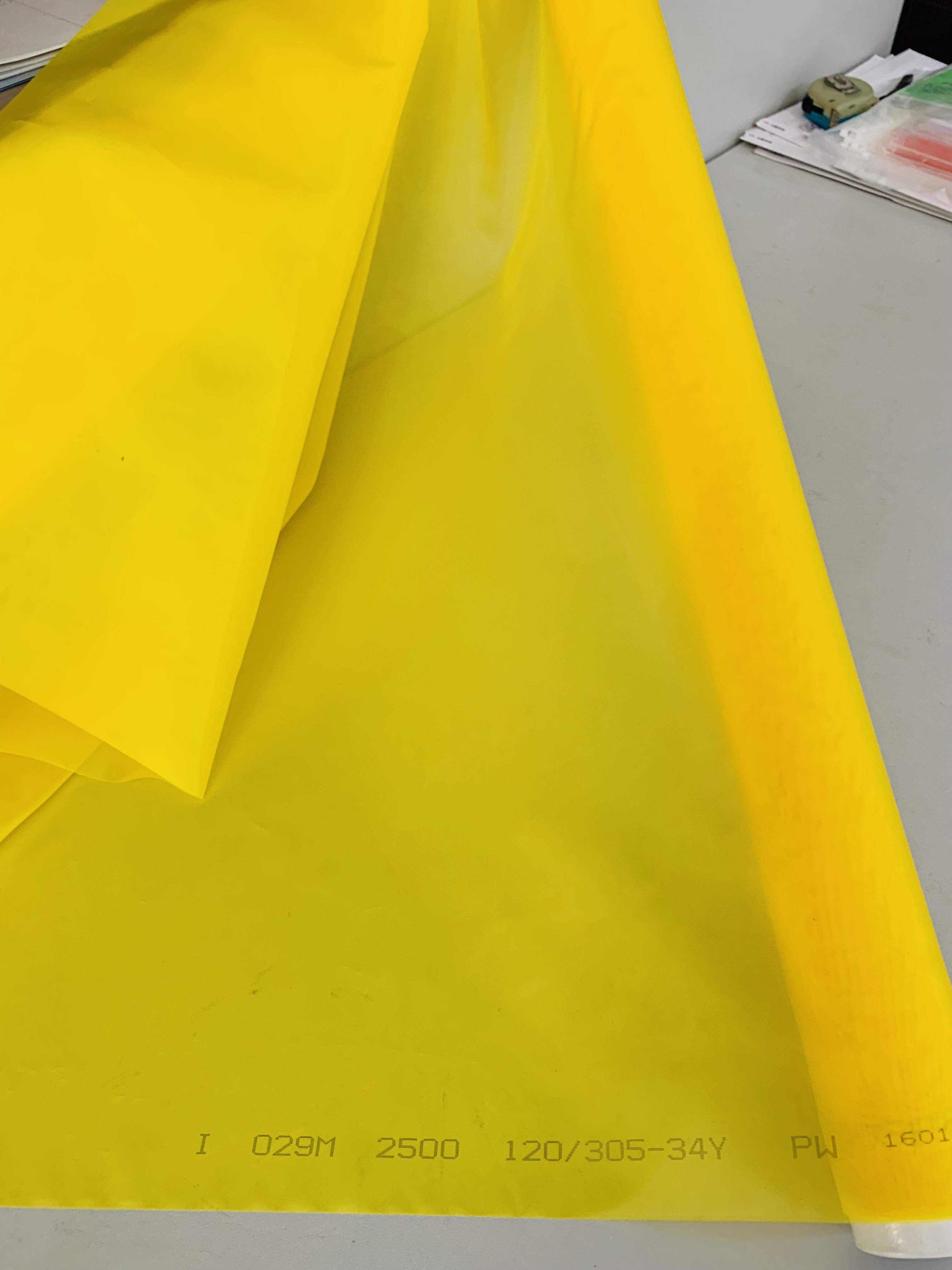 High Tension Screen Printing Mesh  100% Polyester Nylon Silk Low Elasticity