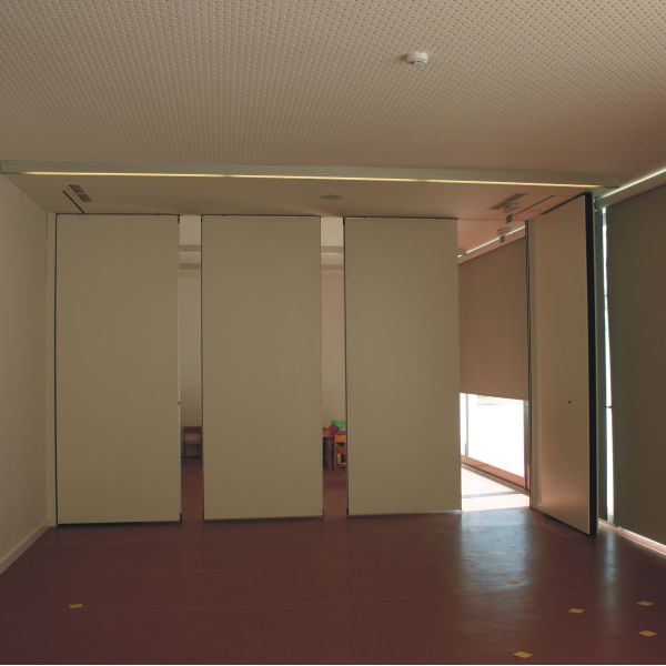 Fabric Soundproof Aluminum Track Channel Folding Movable Operable Partition Walls