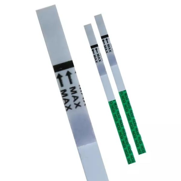 HCG Urine Pregnancy Test Strip with 99.99% Accuracy, 36 Months Shelf Life and Green Reaction Membrane for Early Diagnosis