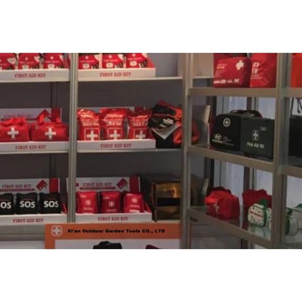 Aluminum Emergency First Aid Kit with Supplies First Aid Box for Home and Outdoor Activities