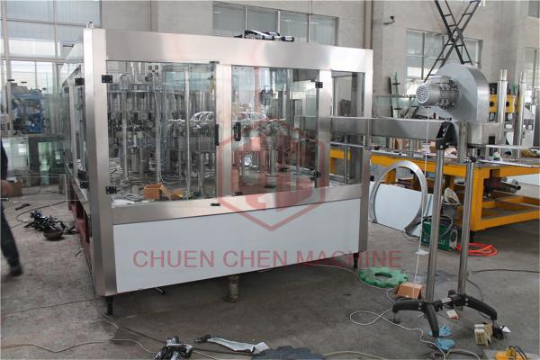 HDPE Bottle Yogurt Sauce Filling And Hot Foil Sealing Machine Electric Driven Type
