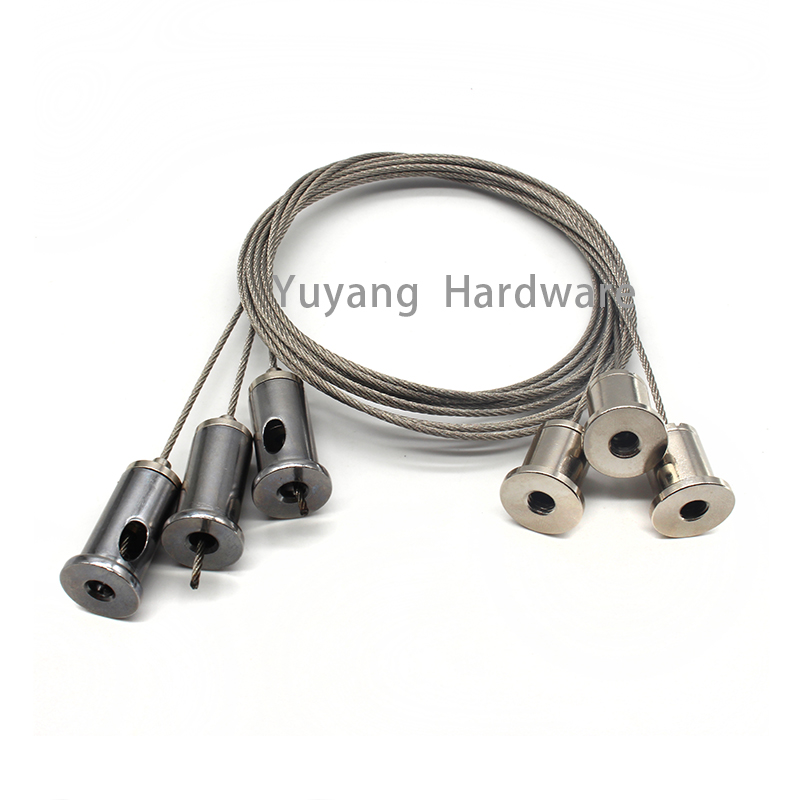 Ceiling Wire Safety Aircraft Cable Suspension Hanging Kits for Strip Light