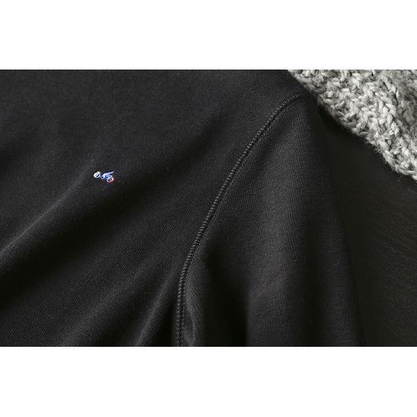 O-Neck Embroidered Men's Round Collar Sweater Terry Pullover Unlined and Workmanship