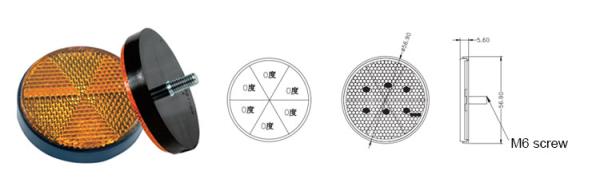 Custom Motorcycle  Reflex Reflectors