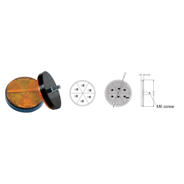 Custom Motorcycle  Reflex Reflectors