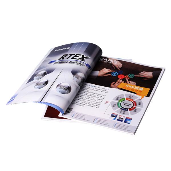 Glossy Lamination Custom Brochure Printing Coated Recycled Paper Brochure Printing