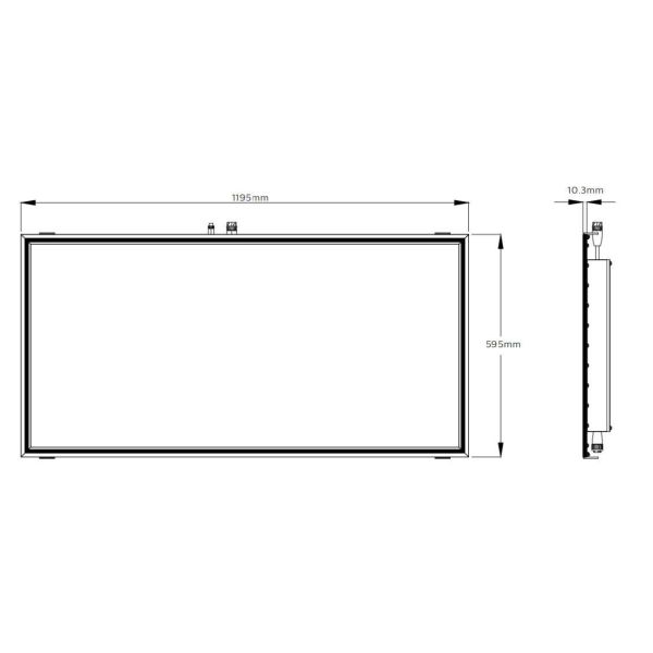 ISP5 600x1200mm LED Sport Panel with URG