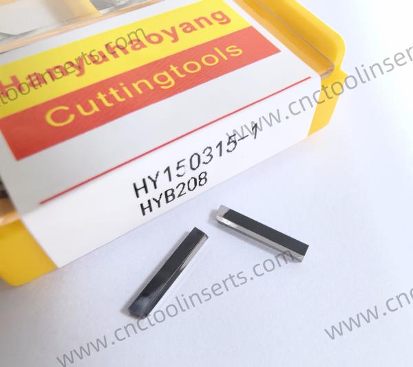 Carbide Reaming Insert With PVD Coating HYL150215-2 HYB208 for Difficult-to-Machine Materials Except Temperature Alloys