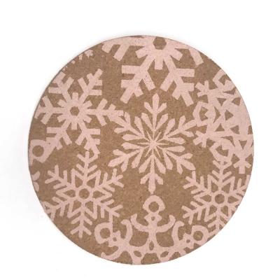 Cork Coasters Wearproof Eco natural impresso de múltiplos propósitos