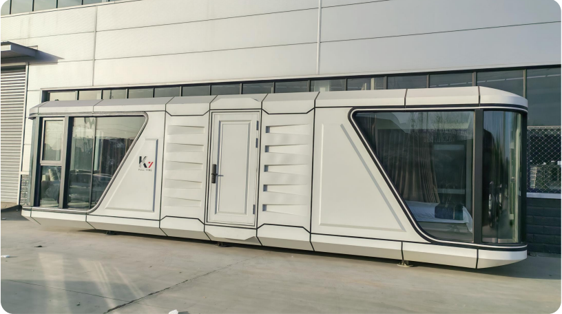 Capsule Steel Structure Net Celebrity Starry Sky Room Modular Land Sea View Integrated House Space Capsule For Outdoor