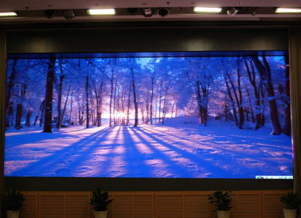 P7.62 Inside IE Slim LED Display Rental Colorful Screen 1 / 16 Scanning Driving Method