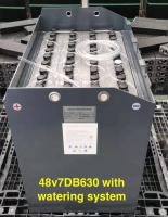 Bateria acidificada ao chumbo personalizada da tração de 630AH 48v para a empilhadeira de MHE 1500 ciclos das épocas