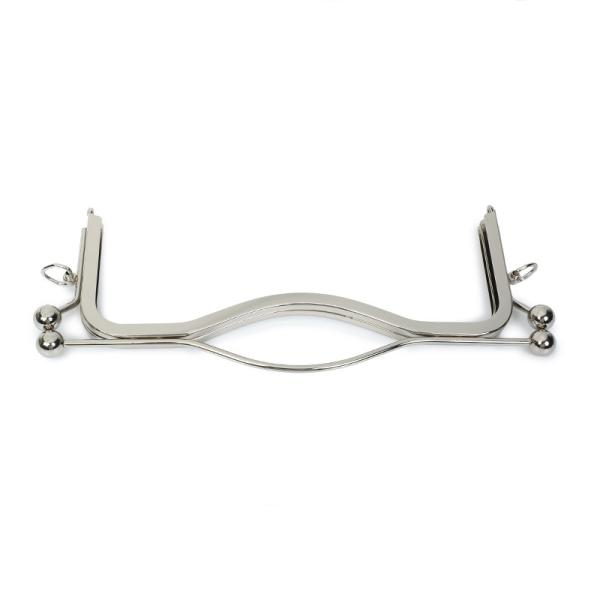 Collapsible Metal Clutch Frame Hardware Arch Shaped ODM Purse Accessory