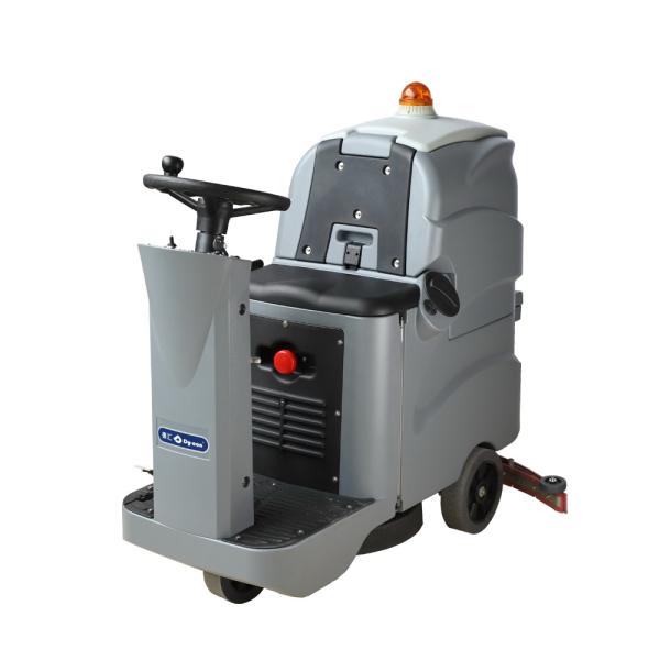 Battery 175rpm PE 75L Tank Ride On Floor Scrubber