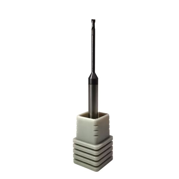 1.5mm 55HRC 2 Flute Cemented Carbide End Mill for Steel