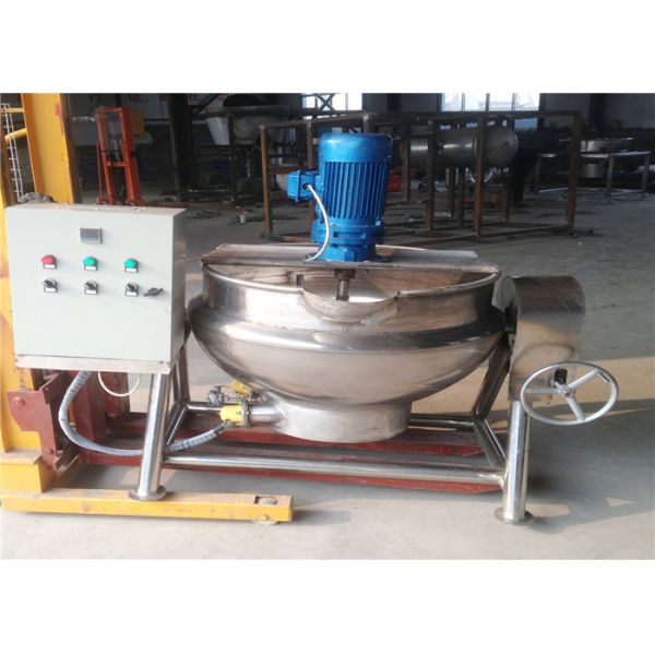 High Efficiency Stainless Steel Jacketed Kettle 300L 400L 500L 1000L