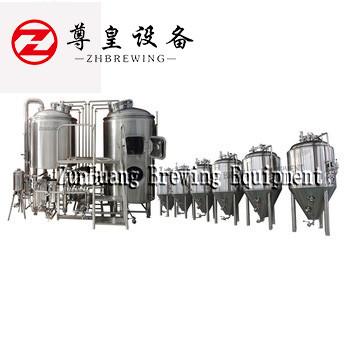 do equipamento comercial da fabricação de cerveja de cerveja de 380V SS capacidade 500L/1000L de prata da cor