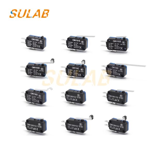 CNTD CMV16031C2 Snap-Action Limit Switch 16 A 250 V Long-Lever Roller SPDT for Elevators