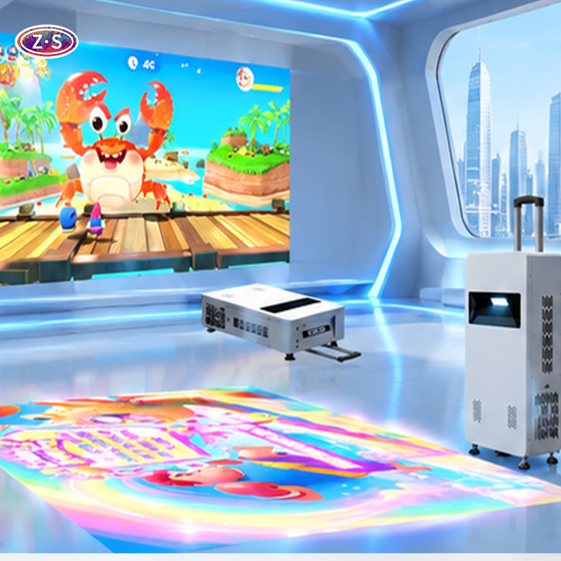 Portable Gaming Projection Solution for Commercial Events and Pop Up Attractions