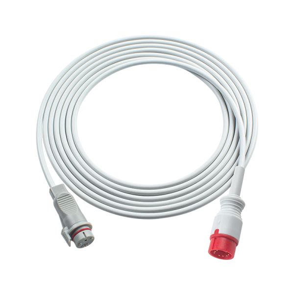 Cable de extensión del adaptador IBP de Zoncare 8pin a Edward Argon BD Abbott BB PVB Utah Medex conector Mindray