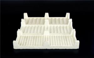 High Strength Refractory Kiln Furniture Industrial Cordierite Sagger White Color