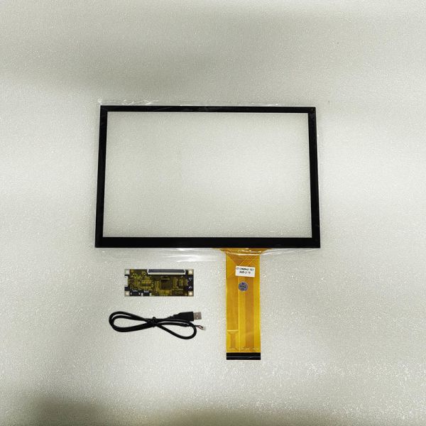 10.1" Narrow Bezel PCAP Touch Screen Overlay with ILITEK Touch Controller