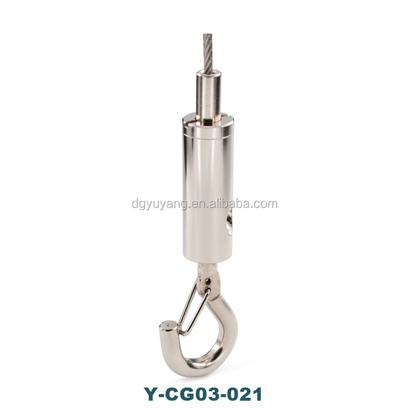 OEM Custom Sydney Aquarium Light Hook Head Cable Gripper Suspension Kit for Display System