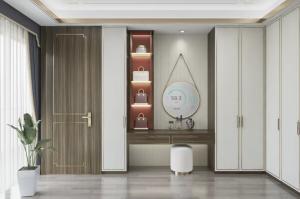 Custom Bedroom Built In Wardrobe With Laminated Drawers
