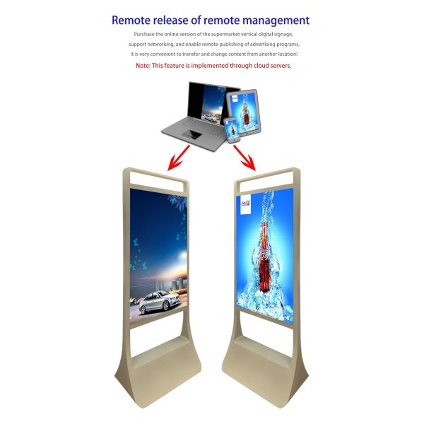 32 Inches Commercial Stand Alone Digital Signage With Stable Anti Tip Base