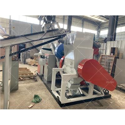 Triturador de separar pequeno modelo 300 kg por hora Máquina de reciclagem de cabo seco com quente