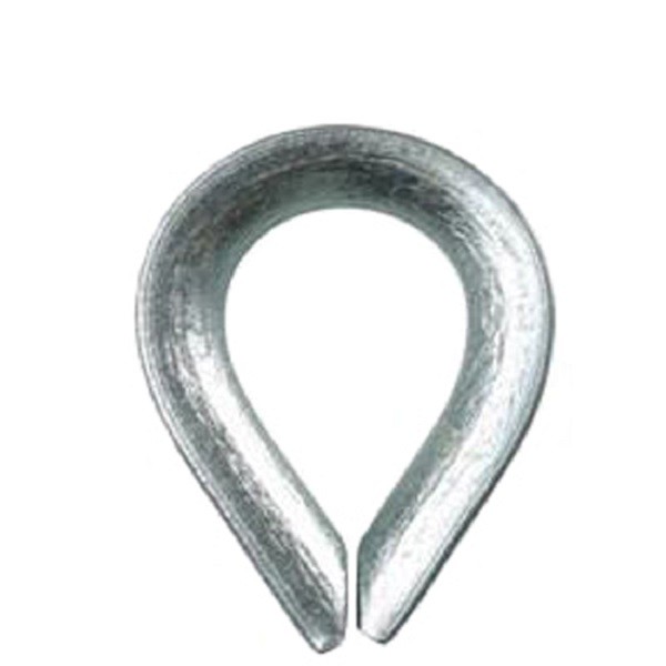 Carbon Steel Wire Rope Galvanised Thimbles For Steel Cable M4 - M28