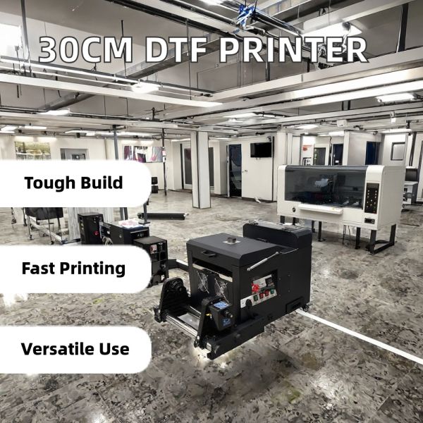 High-Speed 30cm Desktop DTF Printer All-in-One Industrial DTF Printer for Clothes and Pet Film New Condition