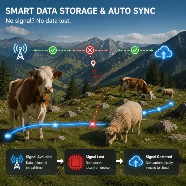 VP-Herd High Precision Pet GPS Tracker with Multi Mode Positioning