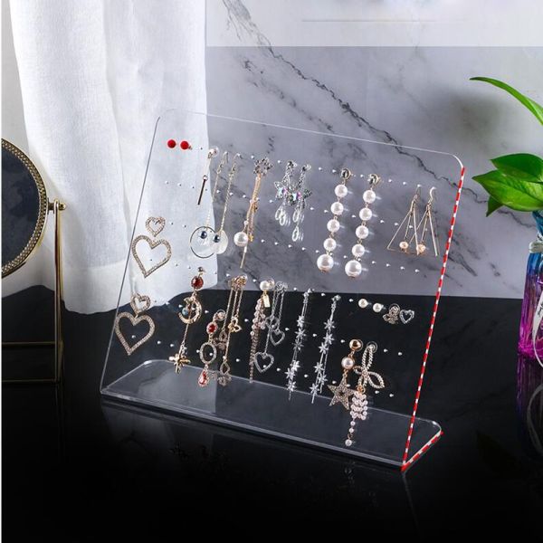 Clear Acrylic Jewelry Display Holder Stand Earring Jewelry Necklace Display Stands