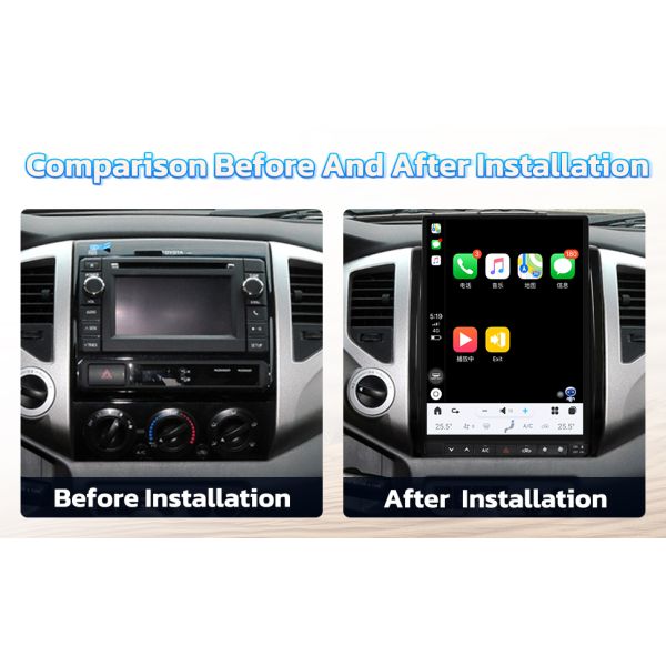 14 дюймовый сенсорный экран 2005-2015 Toyota Tacoma Head Unit Android Автомобильное радио
