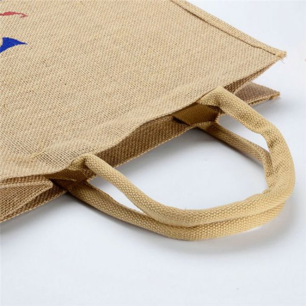 Персонализированные годом сбора винограда сумки Тоте джута многоразовые с превосходной проницаемостью воздуха