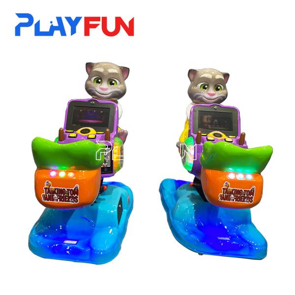 Desporto Interior de Alta Qualidade Amusement Kids Happy Rocking Swing Car Coin Operado Game Machine Kids Rides Game Seesaw Game